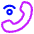 Phone Wifi Calling Bar 2 Icon from Plump Neon Set