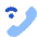 Phone Wifi Calling Bar 2 Icon from Core Flat Set