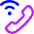 Phone Wifi Calling Bar 3 Icon from Core Neon Set