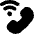 Phone Wifi Calling Bar 3 Icon from Flex Solid Set