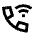 Phone Wifi Calling Bar 3 Icon from Sharp Line Set
