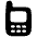 Retro Phone Icon from Plump Solid Set
