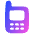 Retro Phone Icon from Plump Gradient Set