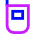 Retro Phone Icon from Sharp Neon Set