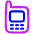 Retro Phone Icon from Plump Neon Set