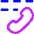 Teletype Answer Phone Icon from Flex Neon Set