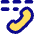 Teletype Answer Phone Icon from Flex Pop Set