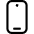 Mobile Phone 1 Icon from Ultimate Regular Set
