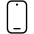 Mobile Phone 1 Icon from Ultimate Light Set
