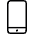 Mobile Phone 2 Icon from Ultimate Light Set | Free Download as SVG Vector and Transparent PNG | Streamline icons