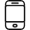 Mobile Phone 3 Icon from Ultimate Light Set | Free Download as SVG Vector and Transparent PNG | Streamline icons