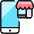 Mobile Shopping Shop Icon from Ultimate Colors Set