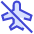 Airplane Disabled icon - Free transparent PNG, SVG. No sign up needed.