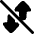 Mobile Data Off Icon from Plump Solid Set