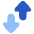 Mobile Data On Icon from Plump Flat Set