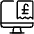 Electronic Billing Monitor Pound Icon from Ultimate Light Set