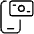 Smartphone Pay Banknote Icon from Ultimate Light Set