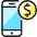 Smartphone Pay Dollar 2 icon - Free transparent PNG, SVG. No sign up needed.