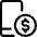 Smartphone Pay Dollar 2 Icon from Ultimate Regular Set