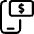 Smartphone Pay Dollar Icon from Ultimate Regular Set