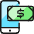 Smartphone Pay Dollar icon - Free transparent PNG, SVG. No sign up needed.