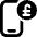 Smartphone Pay Pound 1 Icon from Ultimate Bold Set