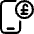 Smartphone Pay Pound 1 Icon from Ultimate Regular Set