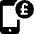 Smartphone Pay Pound 1 icon - Free transparent PNG, SVG. No sign up needed.