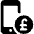 Smartphone Pay Pound 2 icon - Free transparent PNG, SVG. No sign up needed.