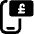Smartphone Pay Pound Icon from Ultimate Bold Set