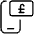 Smartphone Pay Pound Icon from Ultimate Light Set