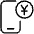 Smartphone Pay Yuan 1 Icon from Ultimate Light Set