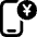 Smartphone Pay Yuan 1 Icon from Ultimate Bold Set