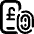 Smartphone Payment Touch Pound Icon from Ultimate Bold Set