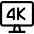 Modern Tv 4 K icon - Free transparent PNG, SVG. No sign up needed.