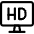 Modern Tv Hd Icon from Ultimate Regular Set