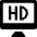 Modern Tv Hd Icon from Ultimate Bold Set