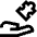 Module Puzzle Hand Icon from Sharp Line Set