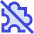 Puzzle Extension Off Disabled Icon from Sharp Duo Set