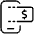 Monetization Phone Icon from Ultimate Light Set