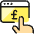 Monetization Touch Browser Pound Icon from Ultimate Colors Set