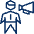 Business Male Megaphone Icon from Cyber Line - Free Set