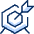 Business Target Icon from Cyber Duotone - Free Set