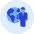 Businessman Globe Icon from Kameleon Duo - Free Set