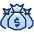 Money Bag 1 Icon from Cyber Duotone - Free Set