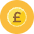 Pounds Coin Icon from Kameleon Colors - Free Set