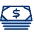 Bank Notes 3 Icon from Cyber Duotone Set | Free Download as SVG Vector and Transparent PNG | Streamline icons