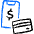 Credit Card Smartphone Icon from Freehand Duotone - Free Set
