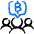 Crypto Close Up Group Chat Users Conversation Icon from Freehand Duotone - Free Set
