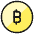 Crypto Currency Bitcoin Circle Icon from Ultimate Colors - Free Set